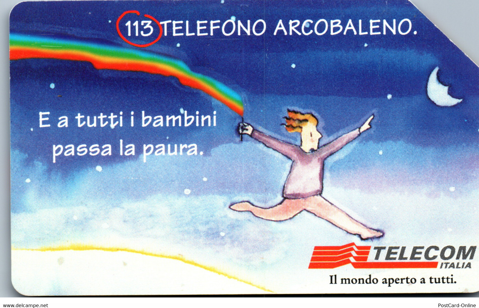 15789 - Italien - E A Tutti Bambini Passa La Paura , Telefono Arcobaleno - Öff. Diverse TK