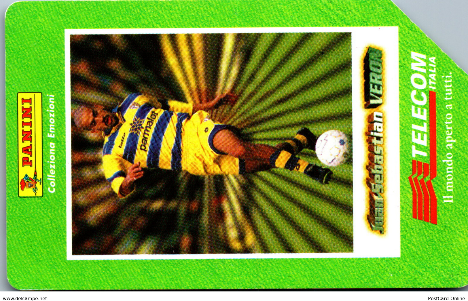 15803 - Italien - Panini , Juan Sebastian Veron , Football - Öff. Diverse TK