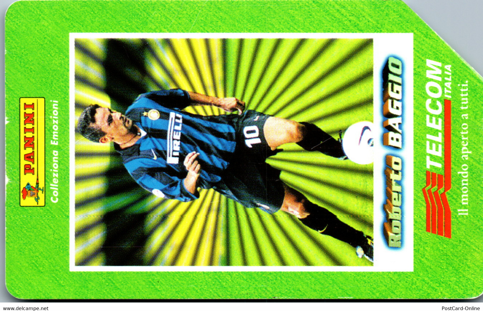 15807 - Italien - Panini , Roberto Baggio , Football - Öff. Diverse TK