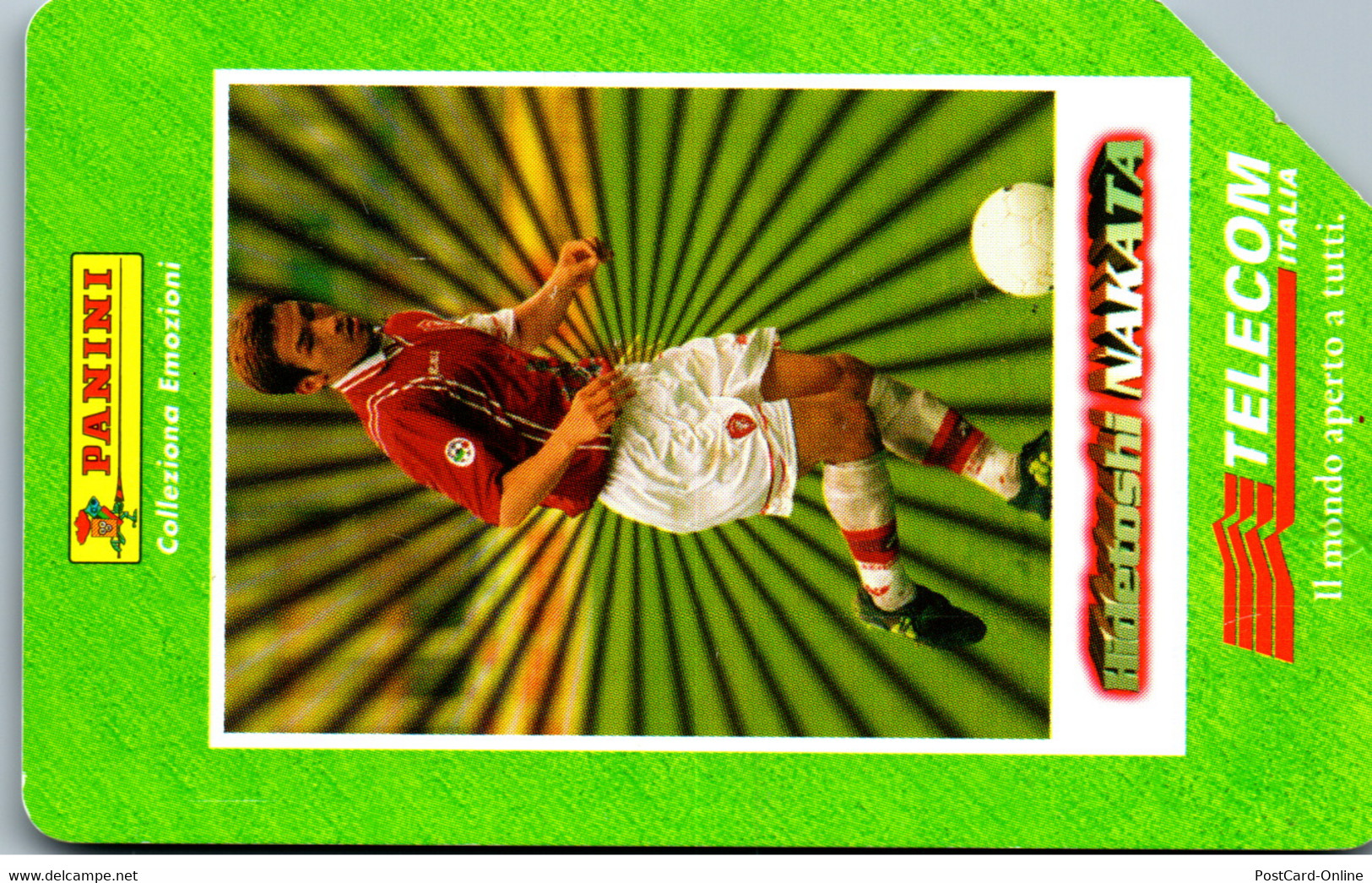 15808 - Italien - Panini , Hidetoshi Nakata , Football - Öff. Diverse TK