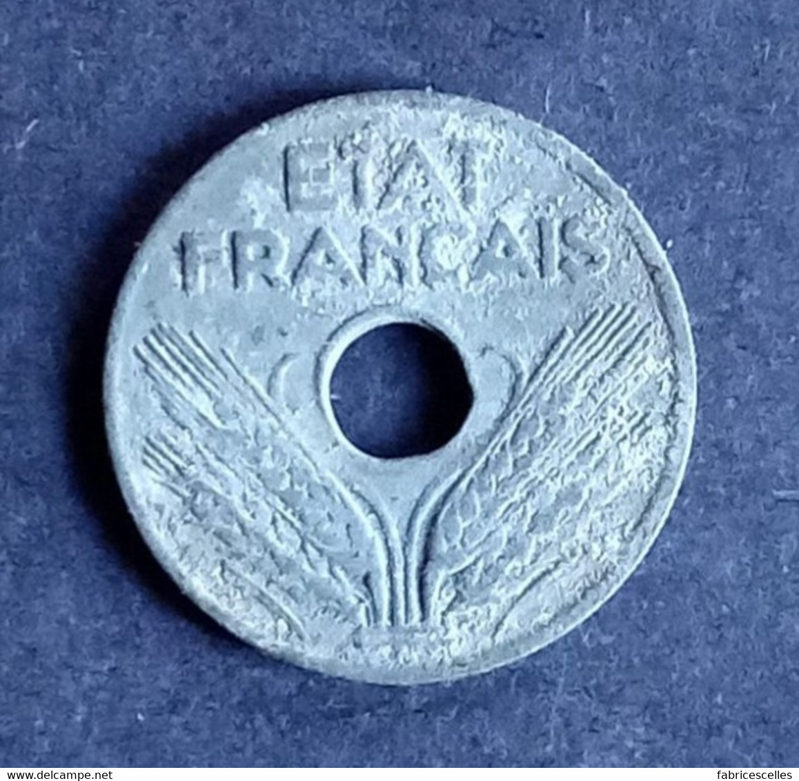 20 Centimes état Français Type 20: 1943 - 20 Centimes