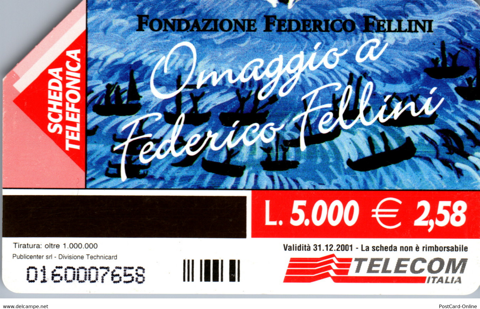 15820 - Italien - Il Passaggio Del Rex Di Federico Fellini 1982 - Öff. Diverse TK
