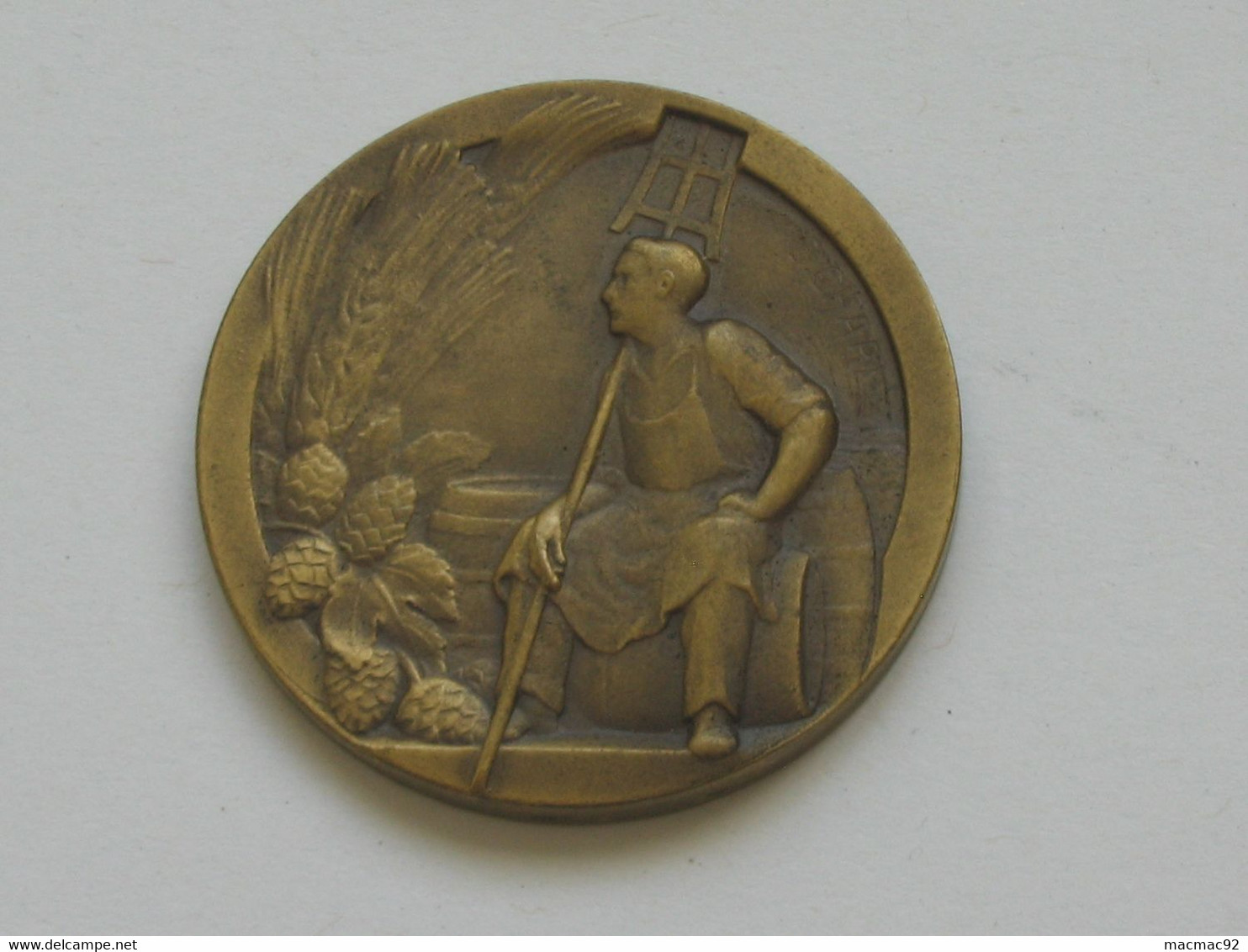 Médaille Groupement Corporatif Des Brasseurs De La Région Du Nord De La France   **** EN ACHAT IMMEDIAT **** - Professionnels / De Société