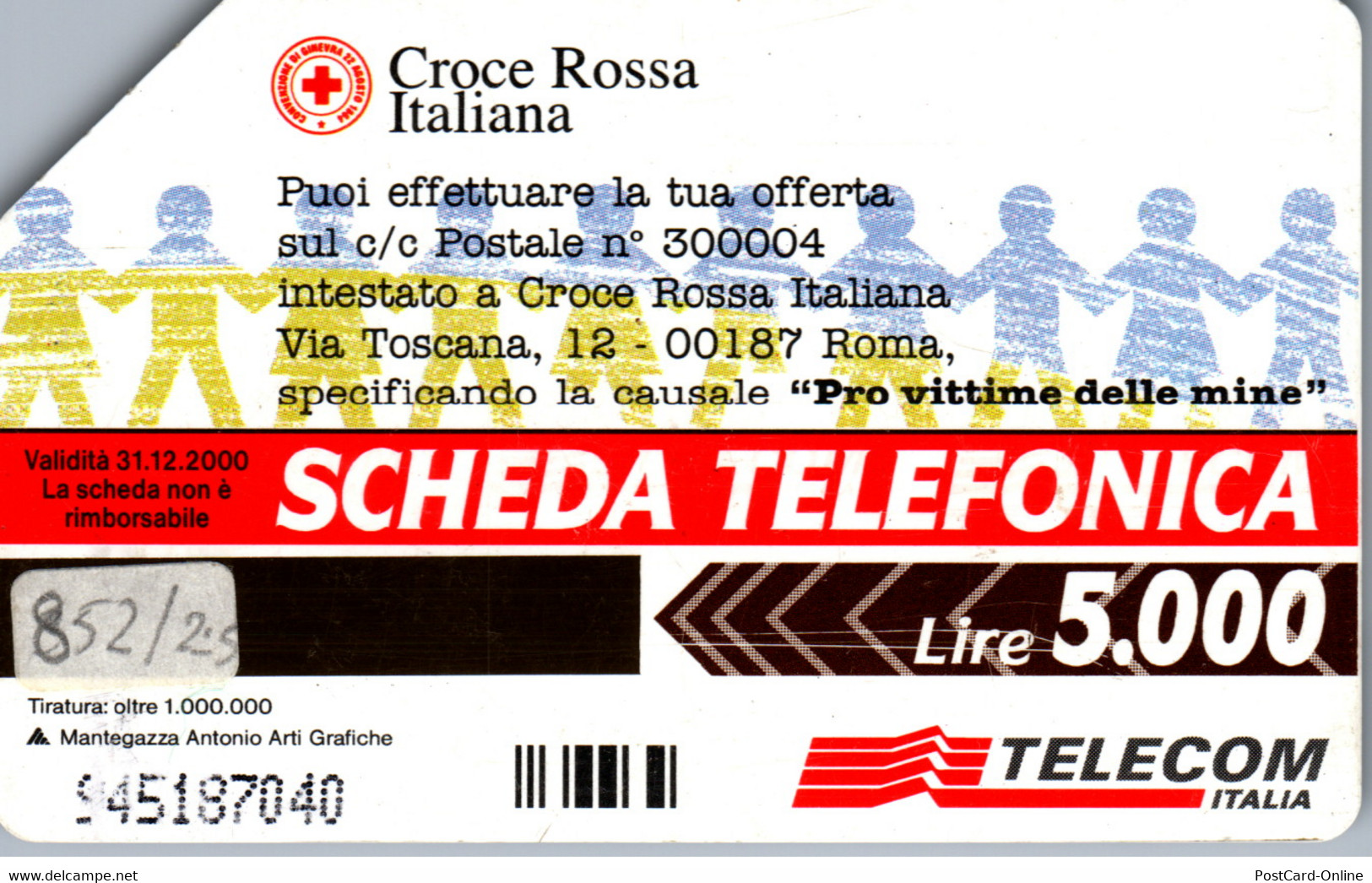 15839 - Italien - Croce Rossa Italiana - Öff. Diverse TK