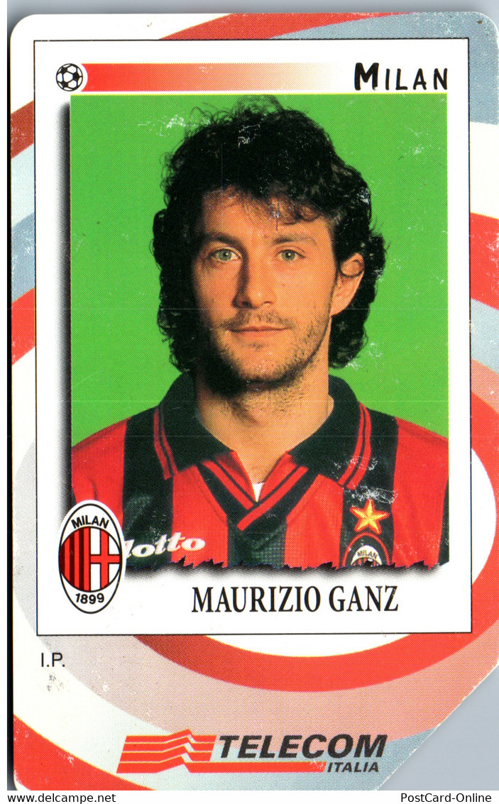 15843 - Italien - Panini , Maurizio Ganz , Milan , Football - Öff. Diverse TK