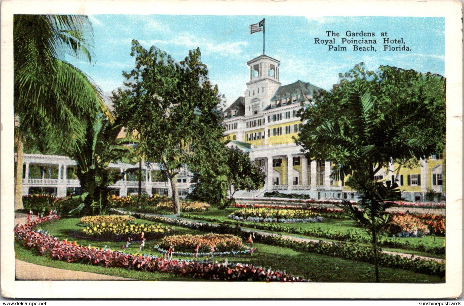 Florida Palm Beach The Royal Poinciana Hotel The Gardens 1926 - Palm Beach