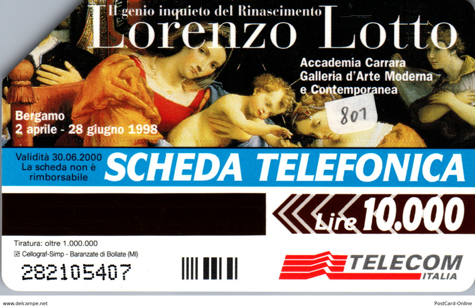 15848 - Italien - Lorenzo Lotto - Öff. Diverse TK