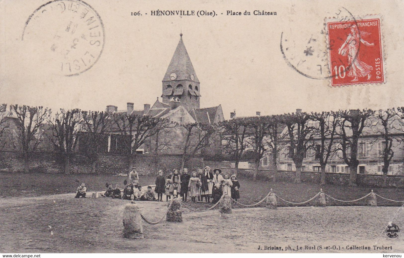 HENONVILLE Place Du Chateau  (coin Plié) - Autres & Non Classés