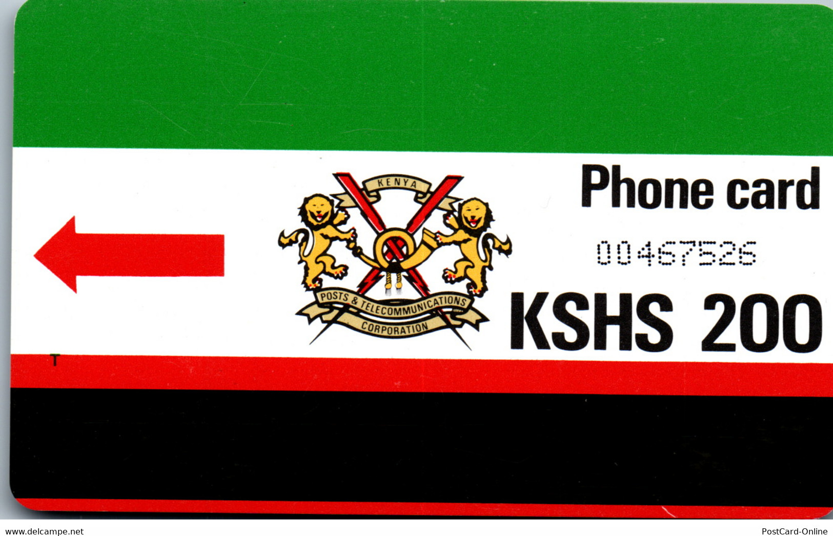 16169 - Kenia - Phone Card - Kenia