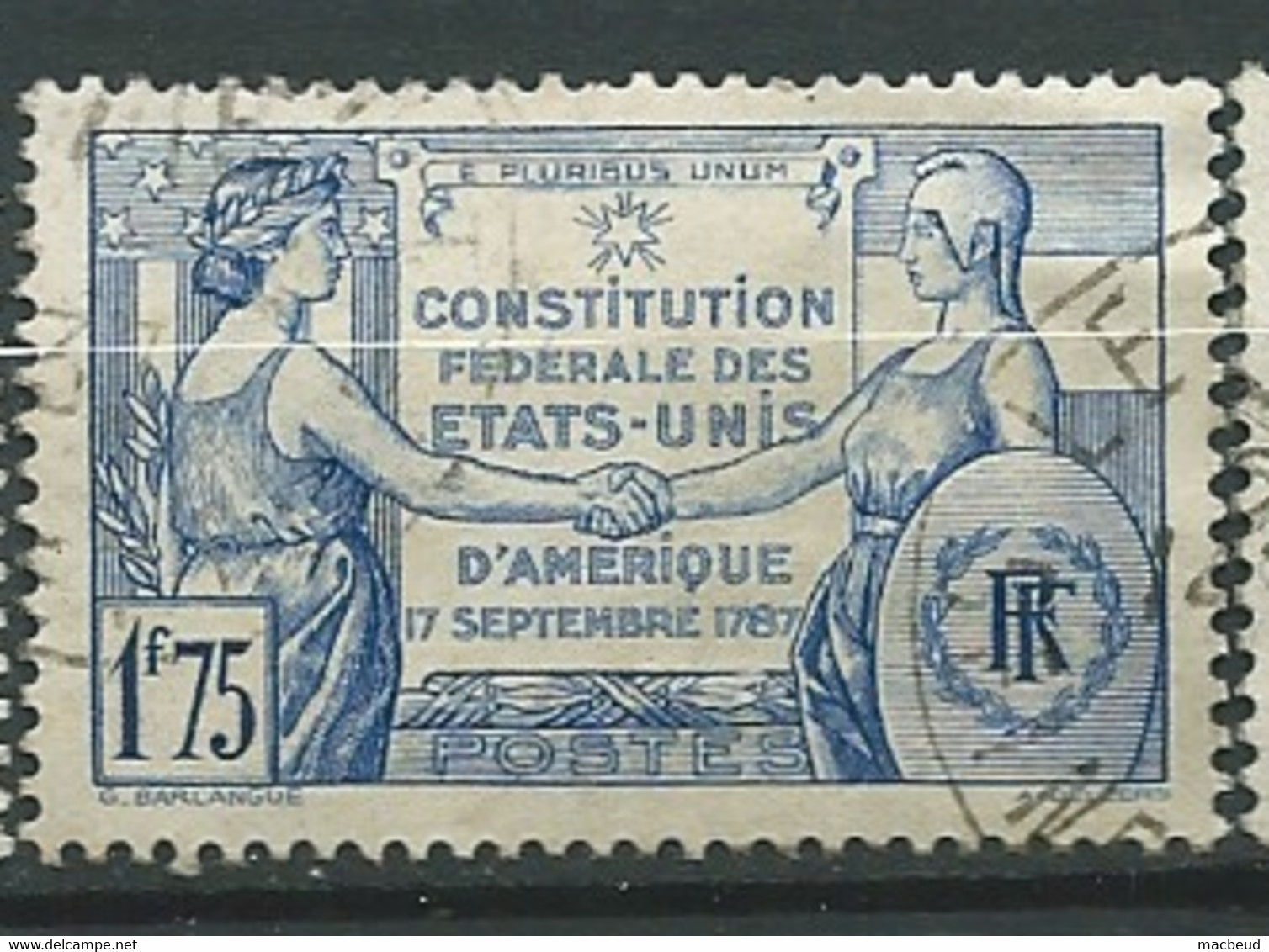 France - Yvert N° 357 Oblitéré - Pal 9807 - Gebruikt