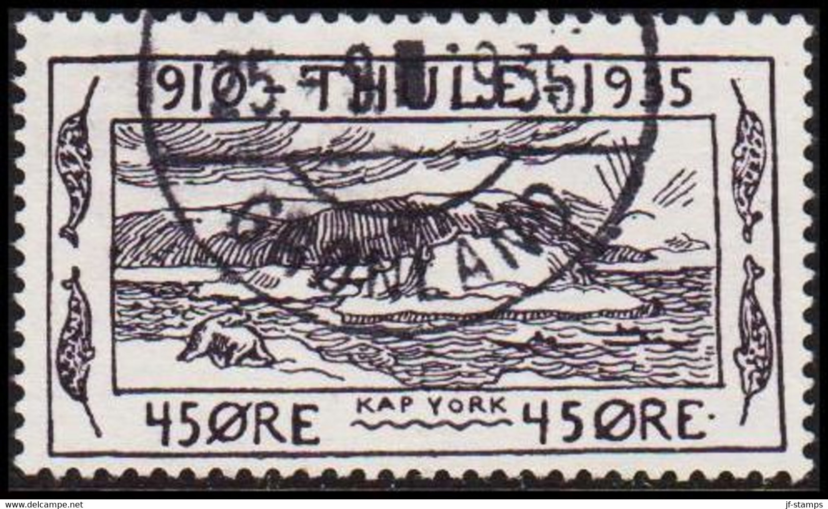 1935. Thule. 45 øre.  (Michel 5) - JF519819 - Thule