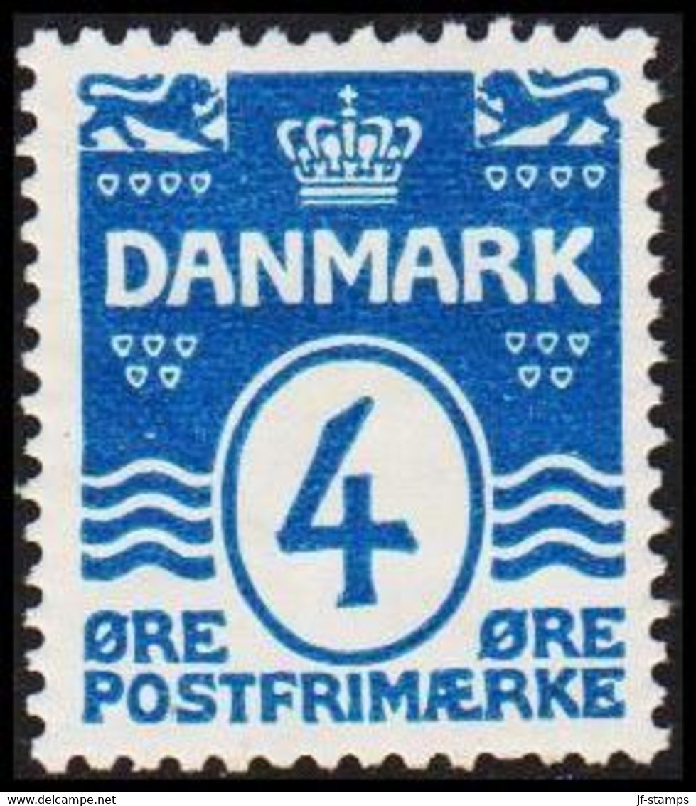 1913. DANMARK. 4 øre Hinged. (Michel 80) - JF519827 - Lettres & Documents