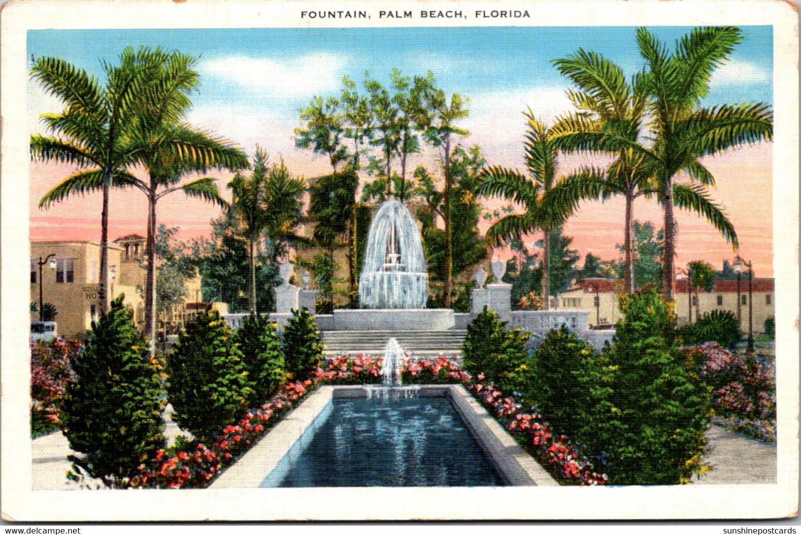 Florida Palm Beach The Fountain - Palm Beach