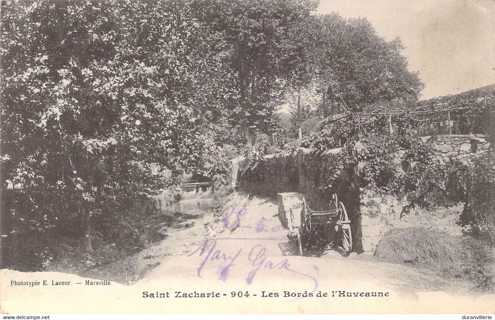 83 ST ZACHARIE - Les Bords De L'Huveaune - Saint-Zacharie