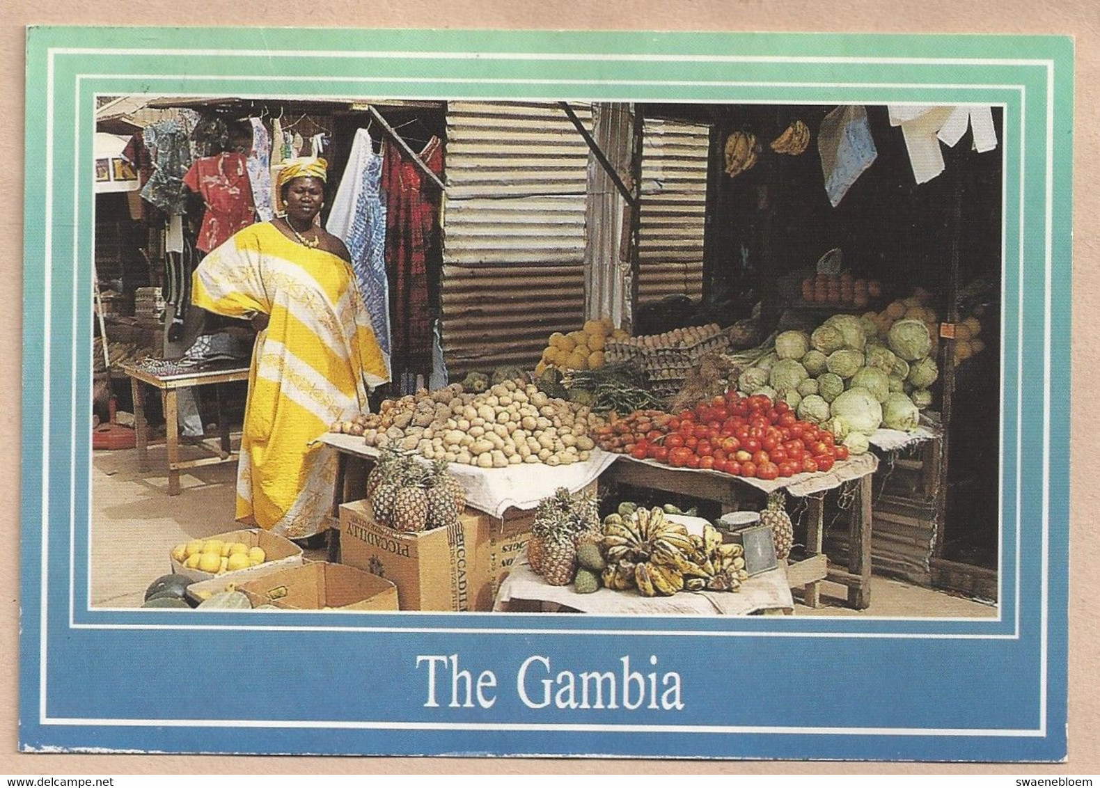 GM.- THE GAMBIA.  MARKET STALL - Gambie