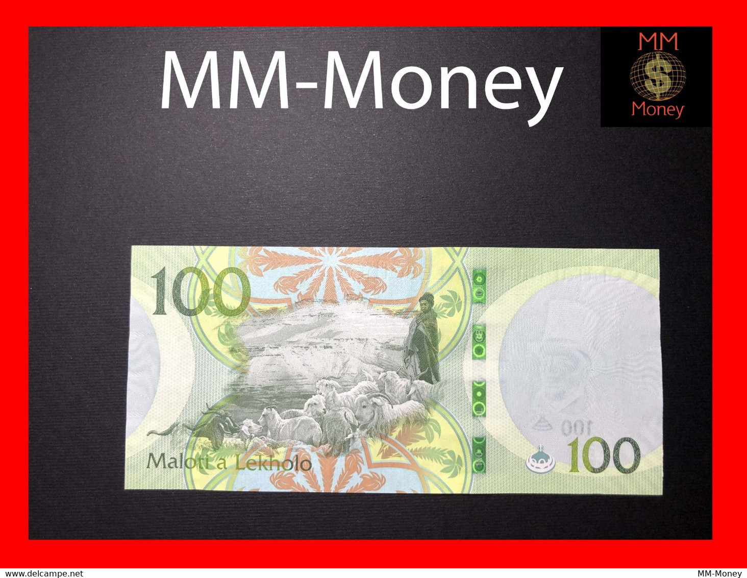 LESOTHO  100  Maloti  2021   P. New    UNC - Lesoto