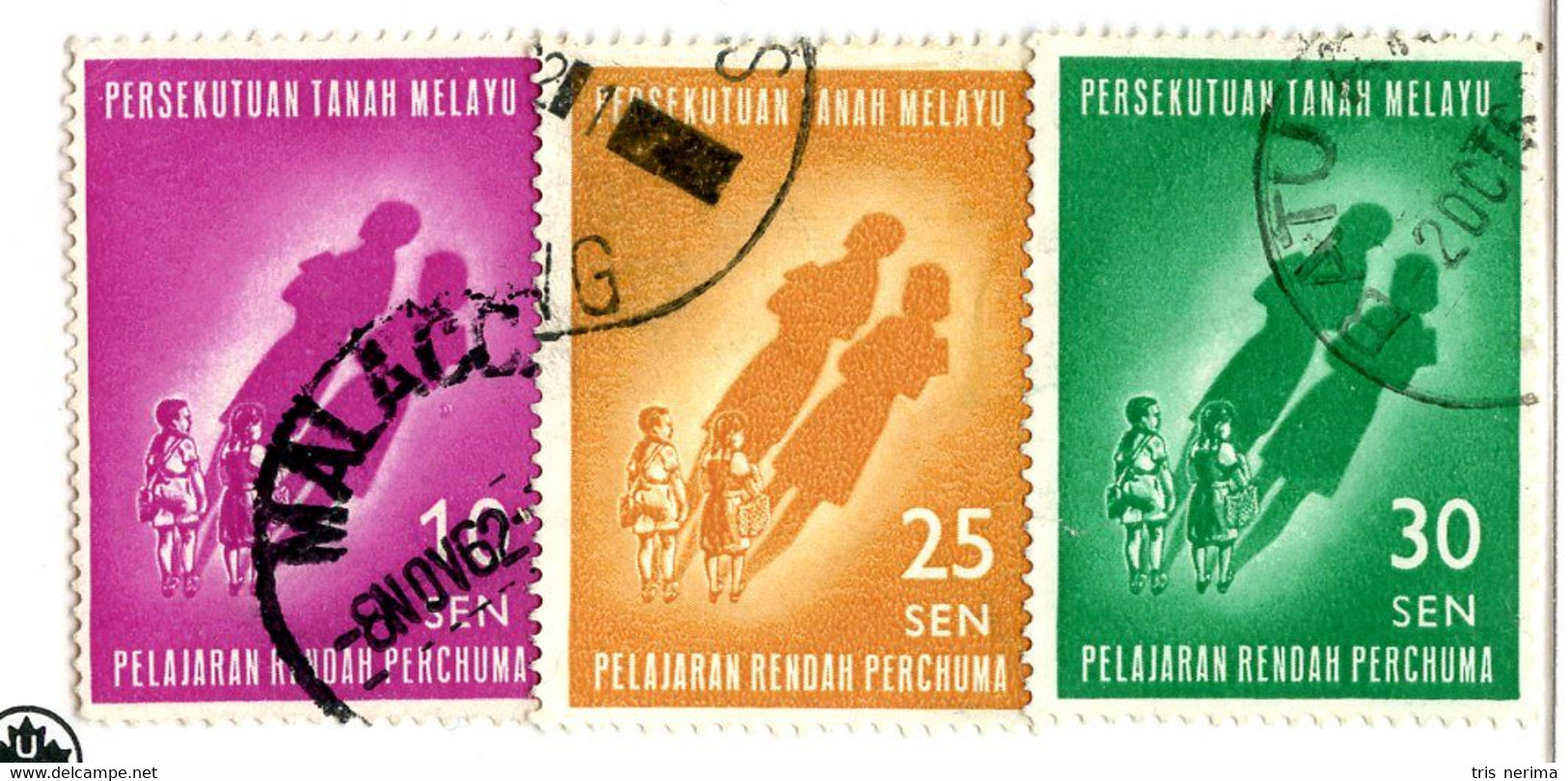 10333 Fed.of Malaya 1962 Scott # 108-10 Used OFFERS WELCOME! - Fédération De Malaya