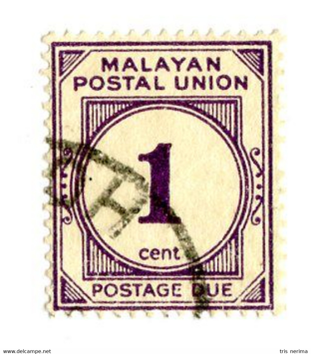 10337 Fed.of Malaya 1945 Scott # J13 Used OFFERS WELCOME! - Fédération De Malaya