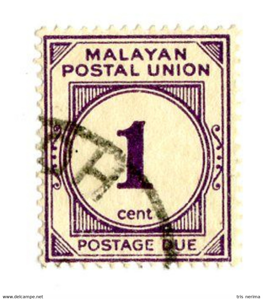 10337 Fed.of Malaya 1945 Scott # J13 Used OFFERS WELCOME! - Federation Of Malaya