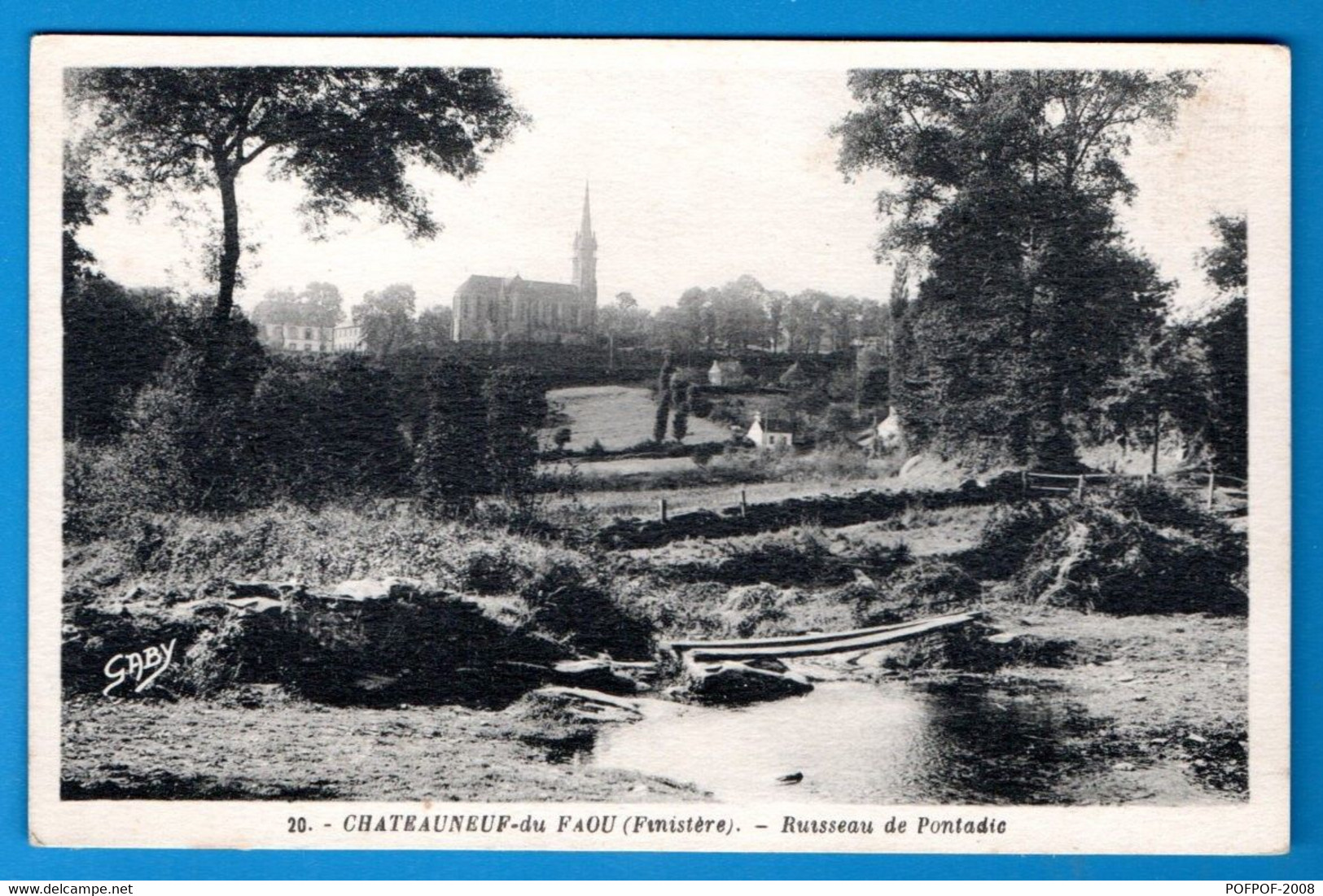 Châteauneuf Du Faou (29- Finistère) Ruisseau De Pontadic - Châteauneuf-du-Faou