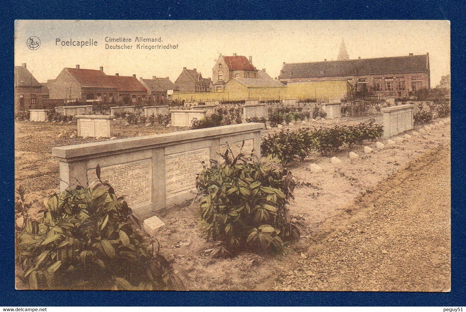 Poelcapelle (Langemark). Cimetière Militaire Allemand 1914-18 - Langemark-Poelkapelle