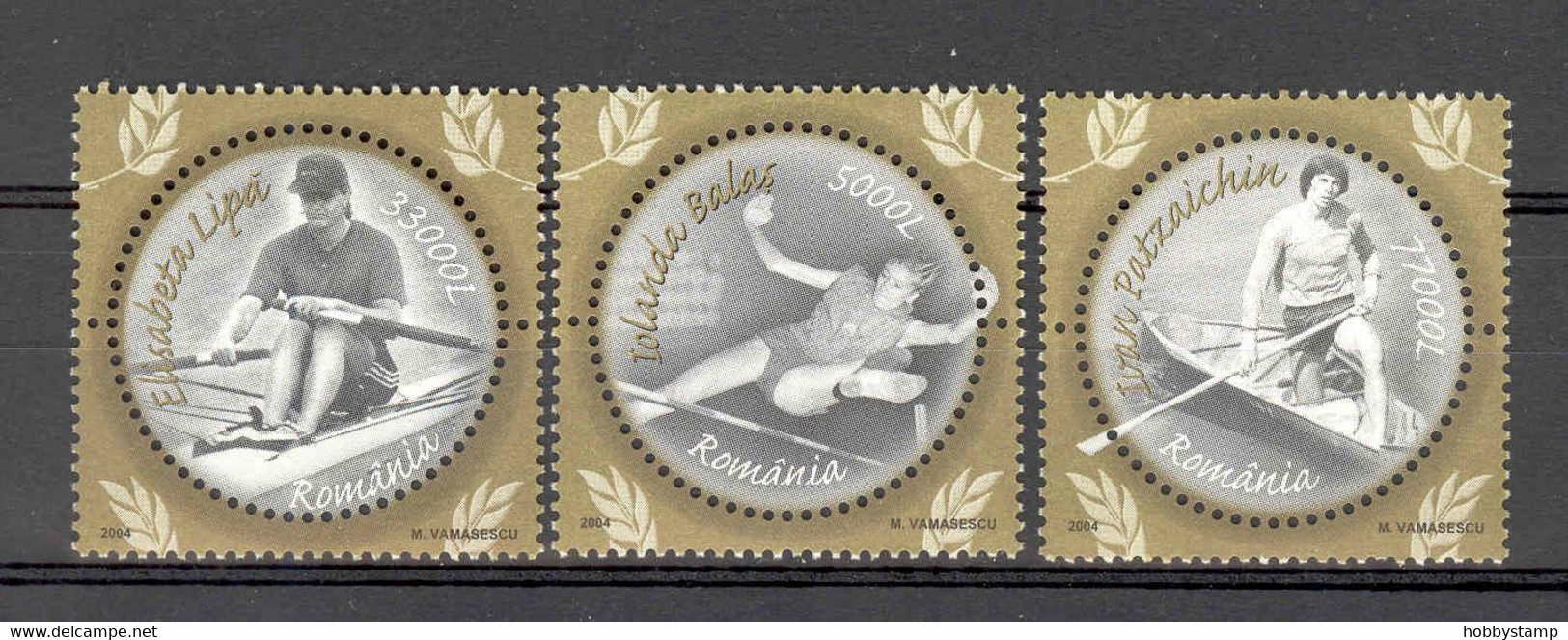 Romania 2004 Olympic Gold Medalists 3v** MNH - Autres & Non Classés