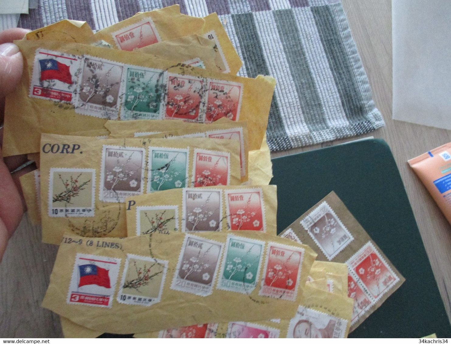 CHINE CHINA Lot Old Stamps Used Sur Fragments In All Conditions Paypal Ok Out Of EU - Other & Unclassified