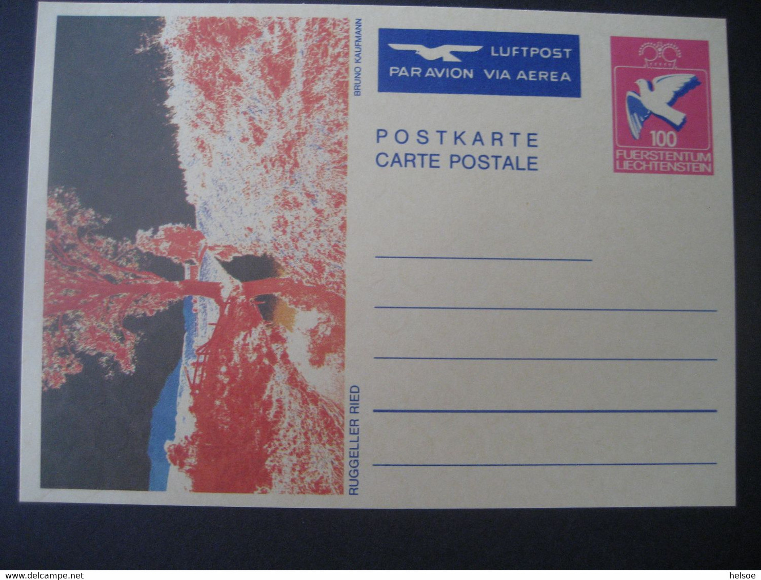 Liechtenstein 1984- 2 Ganzsachen Ruggeller Ried, 1x Ungebraucht, 1x FDC - Enteros Postales