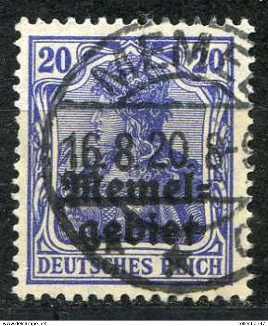 MEMEL < N° 5 < Cachet 16-8-1920 Ø Oblitéré Used Ø -- - Gebraucht