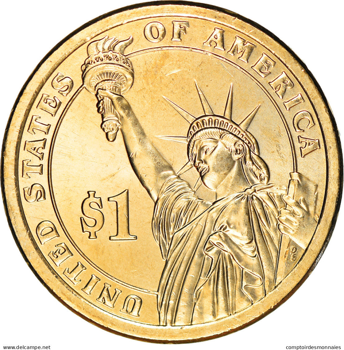 Monnaie, États-Unis, Millard Fillmore, Dollar, 2010, U.S. Mint, San Francisco - 2007-…: Presidents