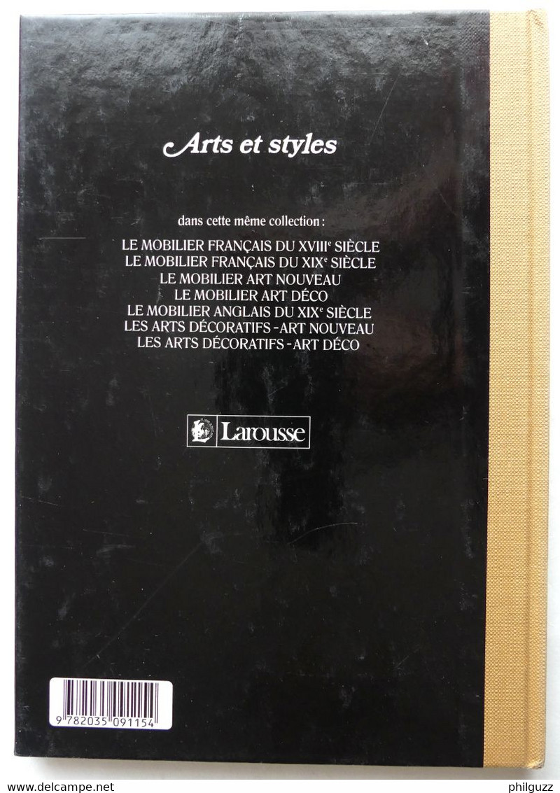 LIVRE LAROUSSE ARTS ET STYLES - LE MOBILIER ANGLAIS DU XVIII è Siècle 1986 - Autres & Non Classés