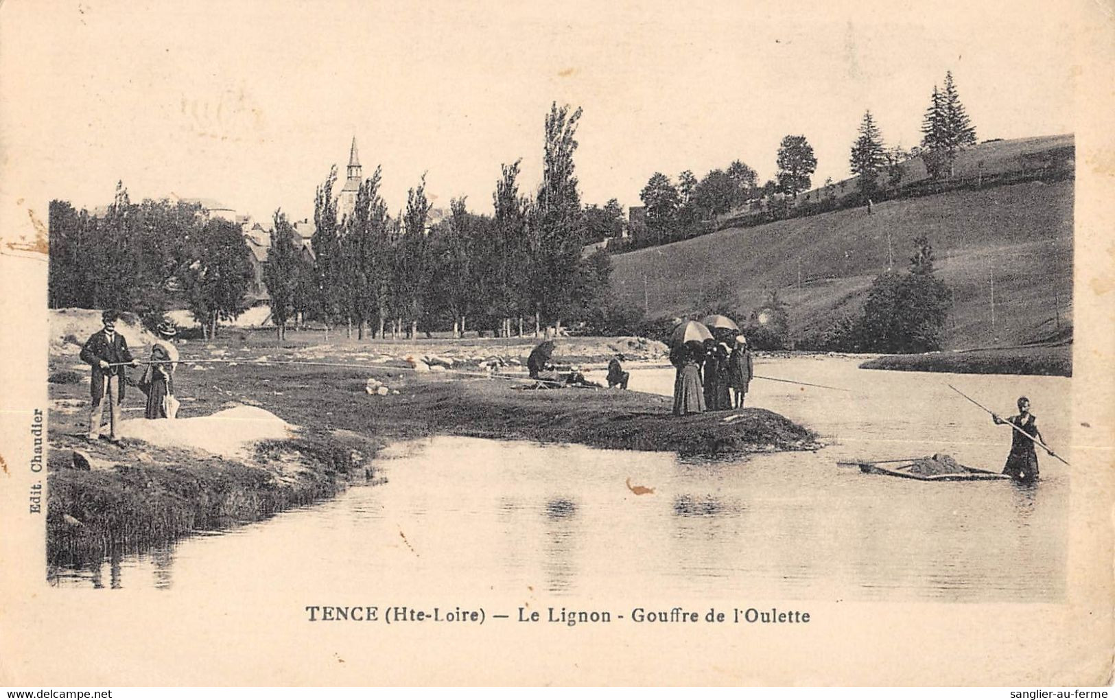 CPA 43 TENCE LE LIGNON GOUFFRE DE L'OULETTE - Sonstige & Ohne Zuordnung