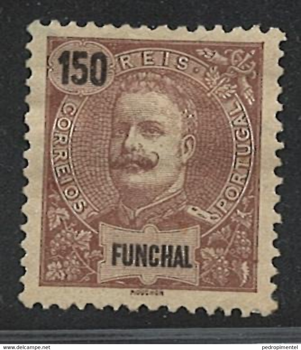 Portugal Funchal Madeira 1897 "D Carlos I" Condition MNG #23 - Funchal