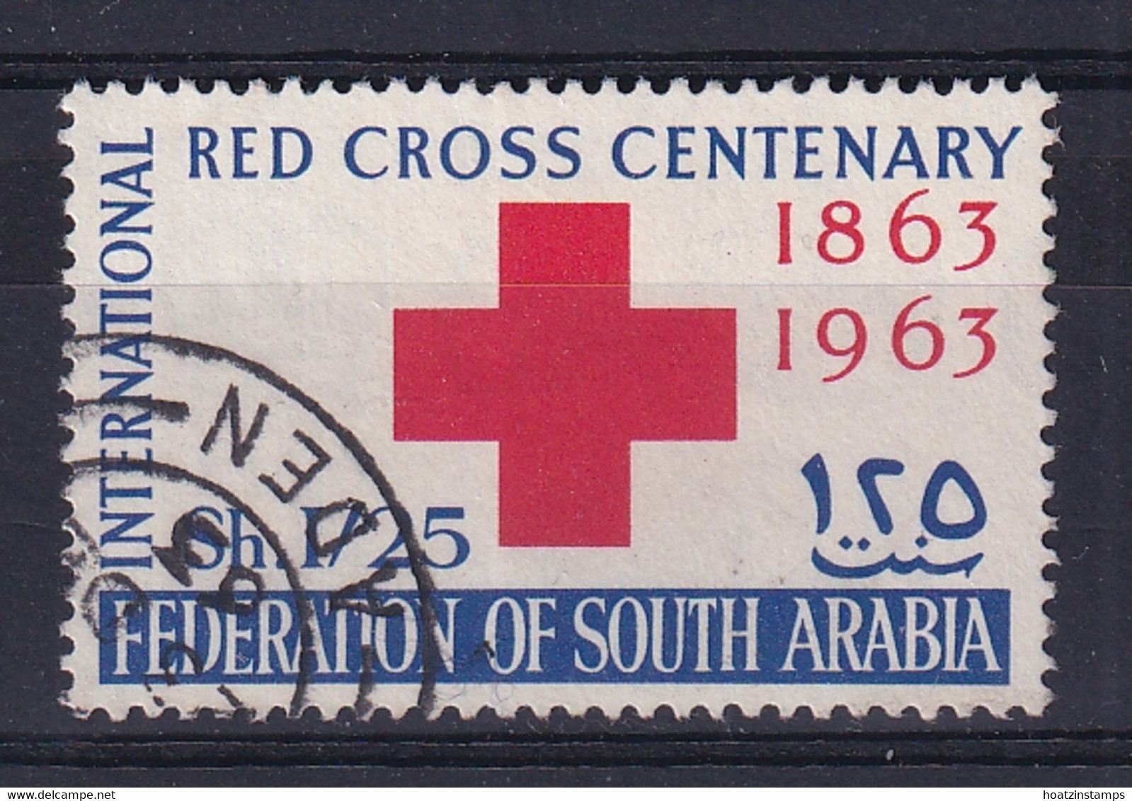 Aden - South Arabia (Federation): 1963   Red Cross  SG2   1s 25   Used - Aden (1854-1963)