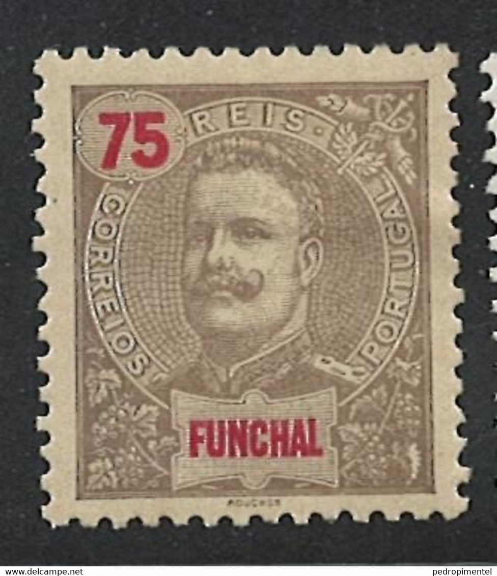 Portugal Funchal Madeira 1898-1905 "D Carlos I" Condition MH OG #31 - Funchal