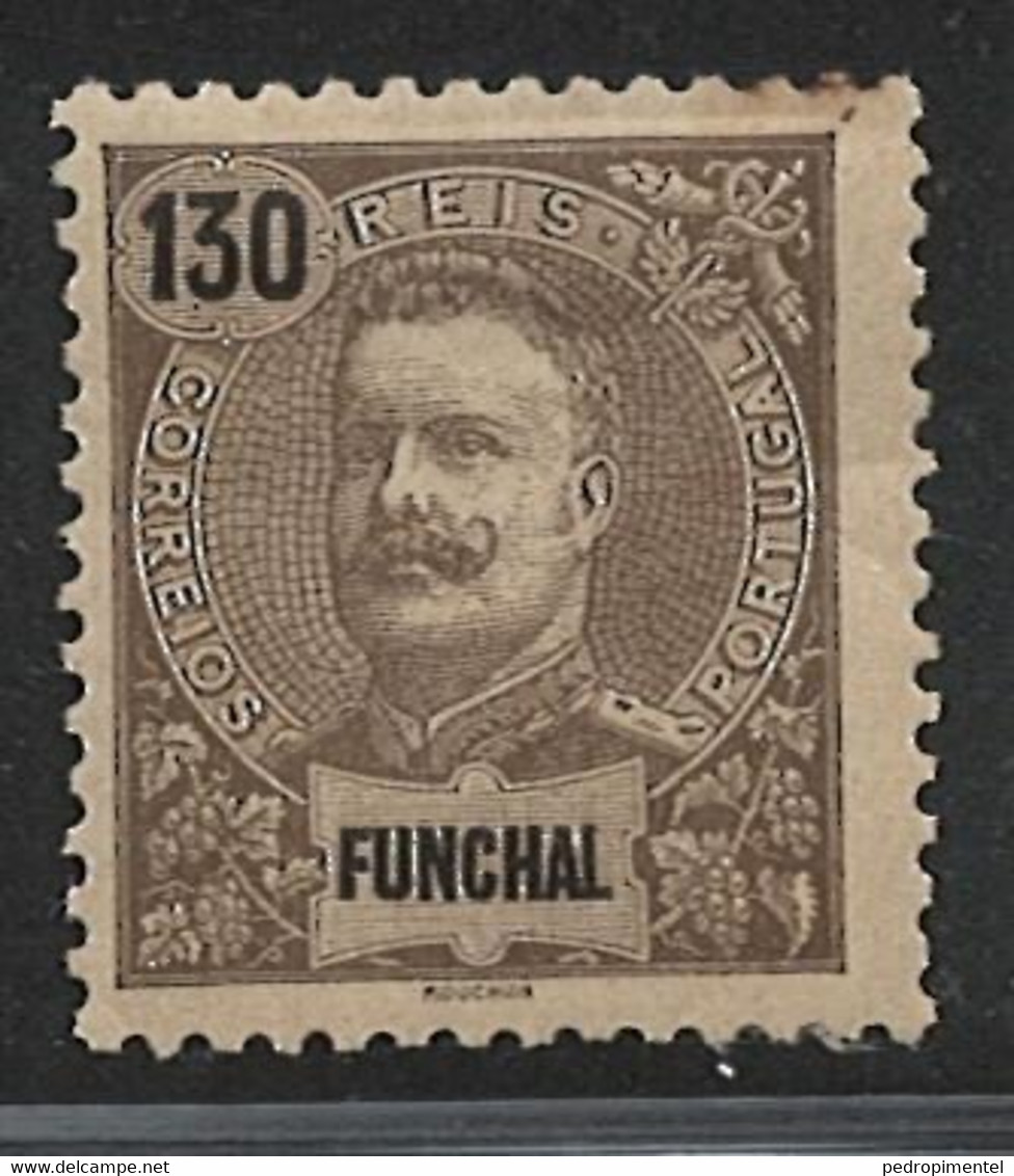 Portugal Funchal Madeira 1898-1905 "D Carlos I" Condition MH OG #33 - Funchal