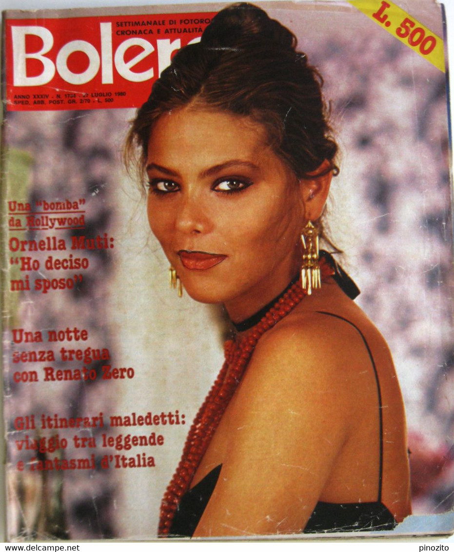 BOLERO 1734 1980 Ornella Muti Renato Zero Mina Franco Nero Matia Bazar Ronald Reagan - Televisione