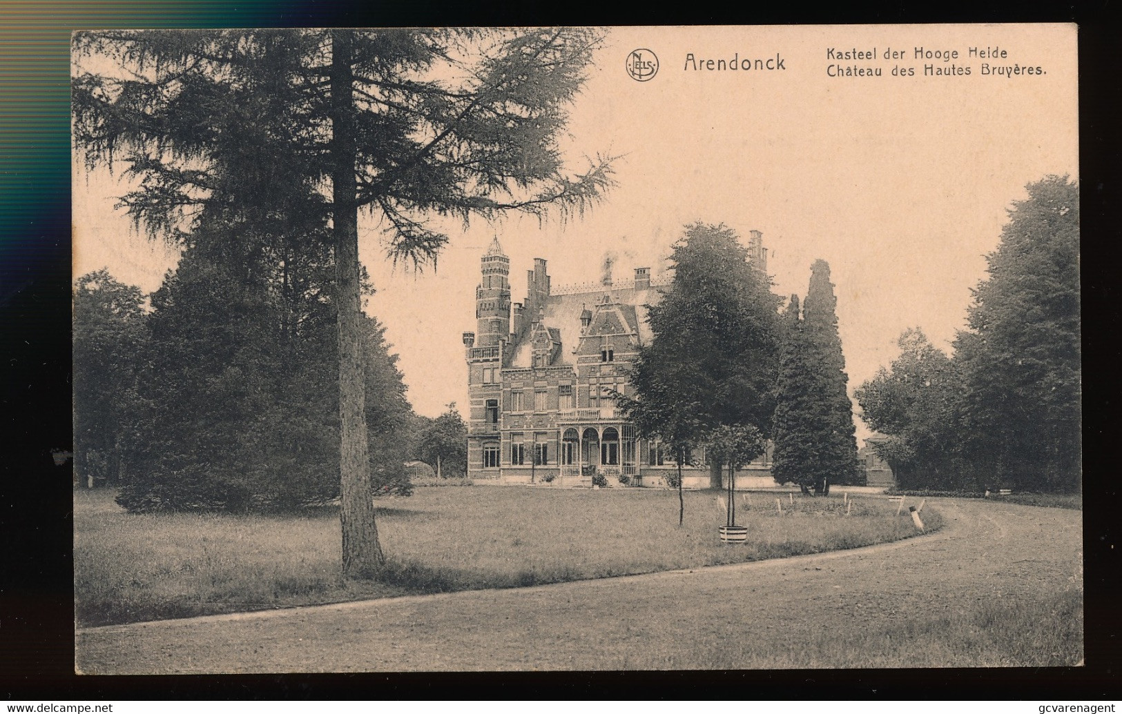 ARENDONCK  KASTEEL DER HOOGE HEIDE       2 SCANS - Arendonk