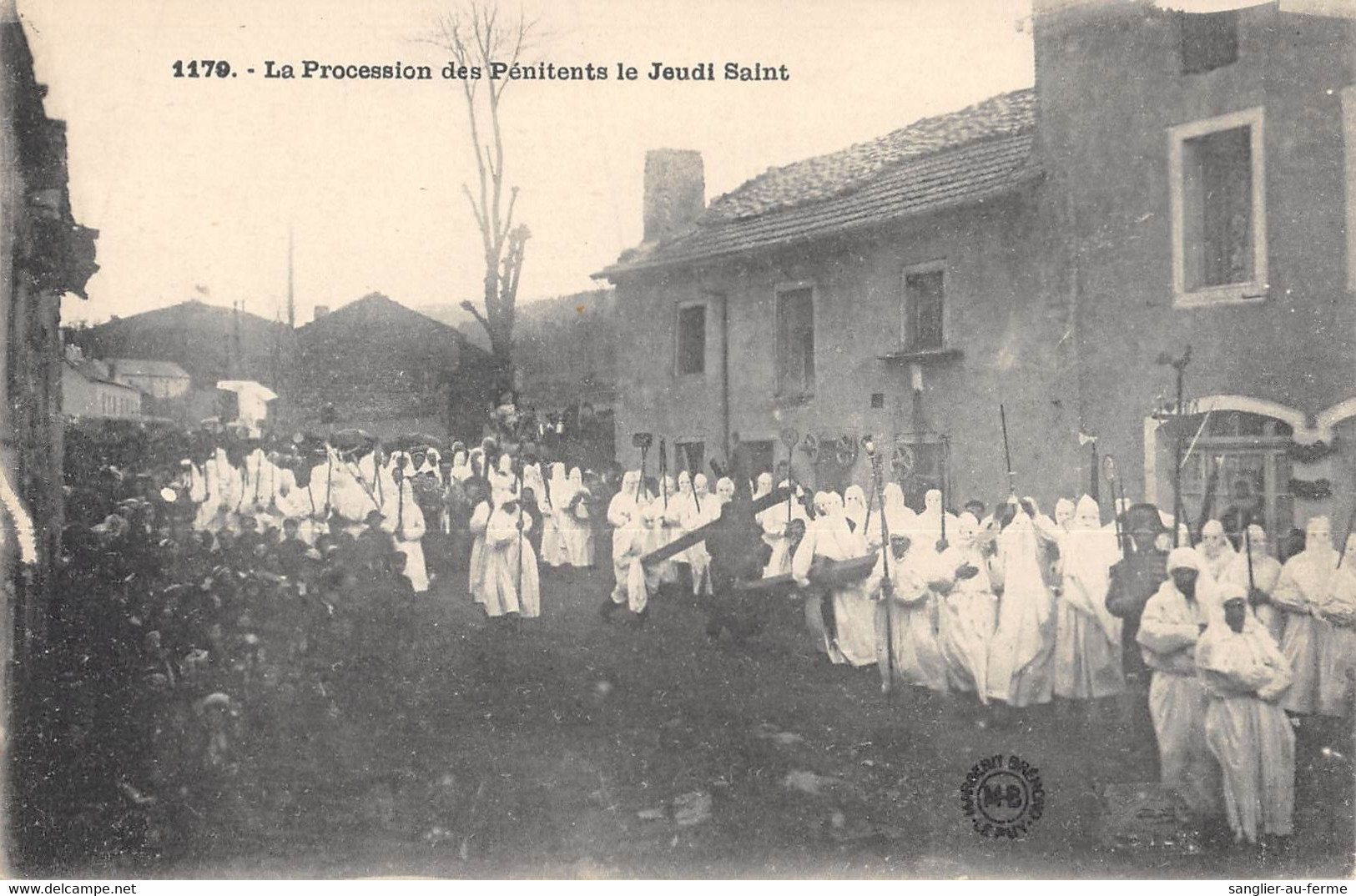 CPA 43 LA PROCESSION DES PENITENTS LE JEUDI SAINT - Autres & Non Classés