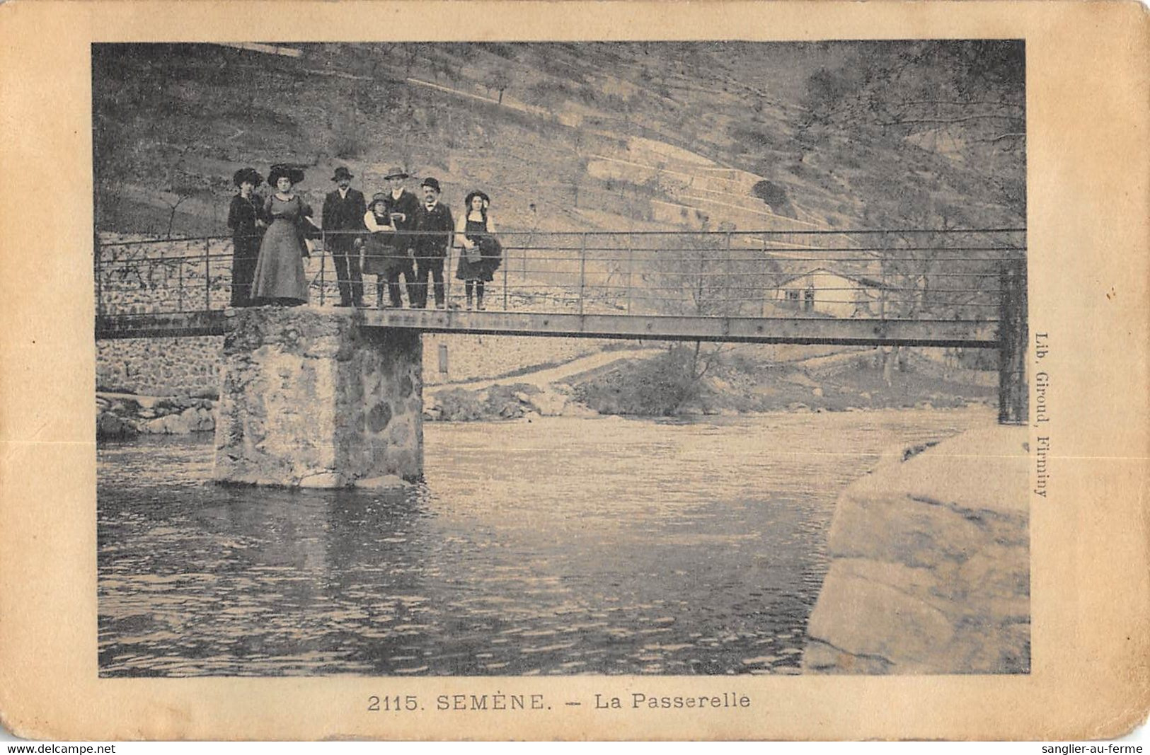 CPA 43 SEMENE LA PASSERELLE - Autres & Non Classés