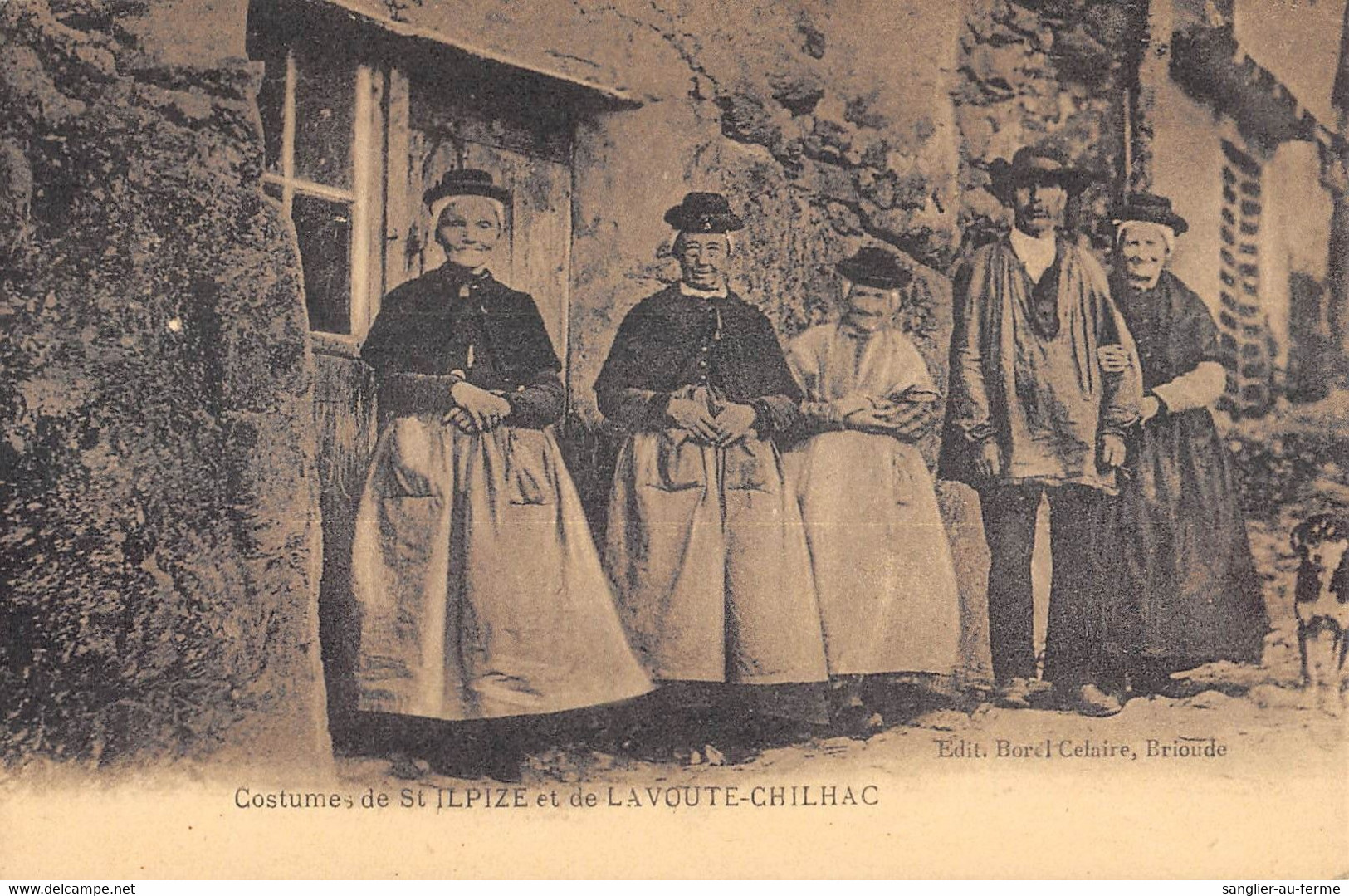 CPA 43 COSTUMES DE SAINT ILPIZE ET LAVOUTE CHILHAC - Autres & Non Classés