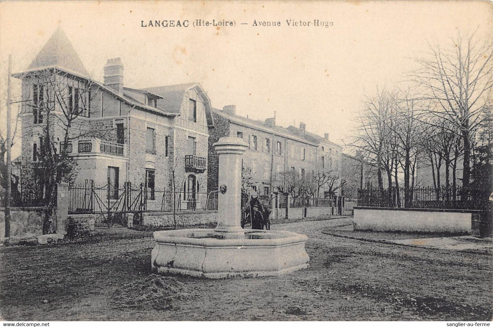 CPA 43 LANGEAC AVENUE VICTOR HUGO - Langeac