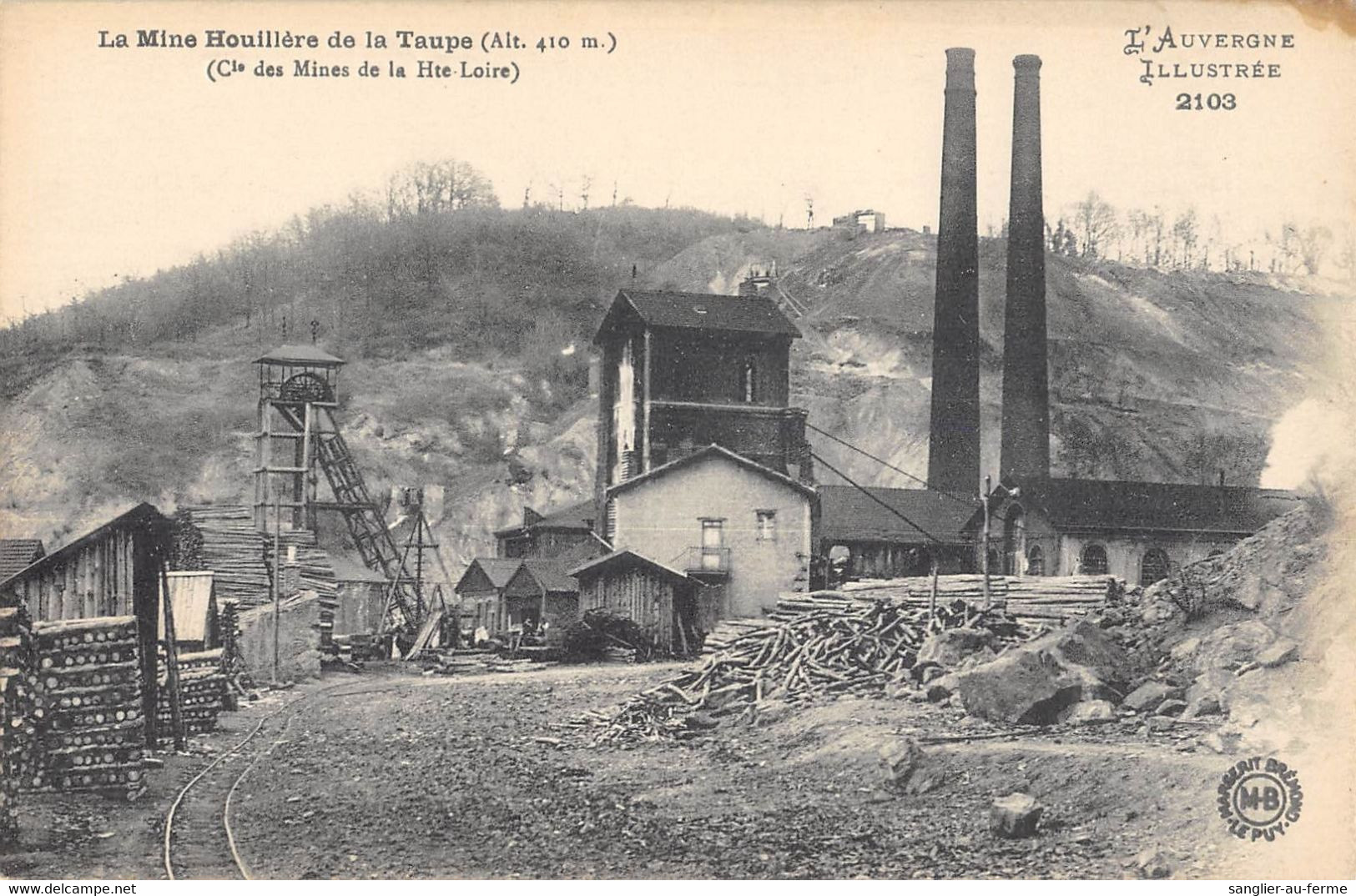 CPA 43 LA MINE HOUILLERE DE LA TAUPE - Altri & Non Classificati