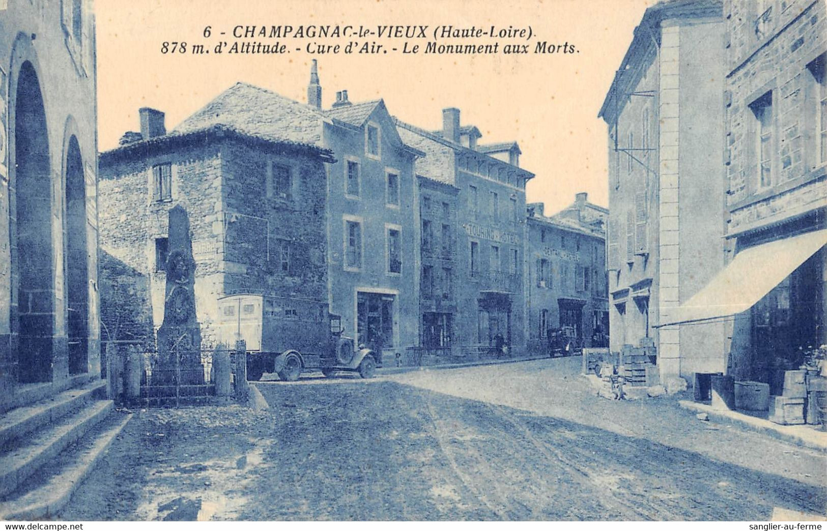 CPA 43 CHAMPAGNAC LE VIEUX MONUMENT AUX MORTS - Autres & Non Classés