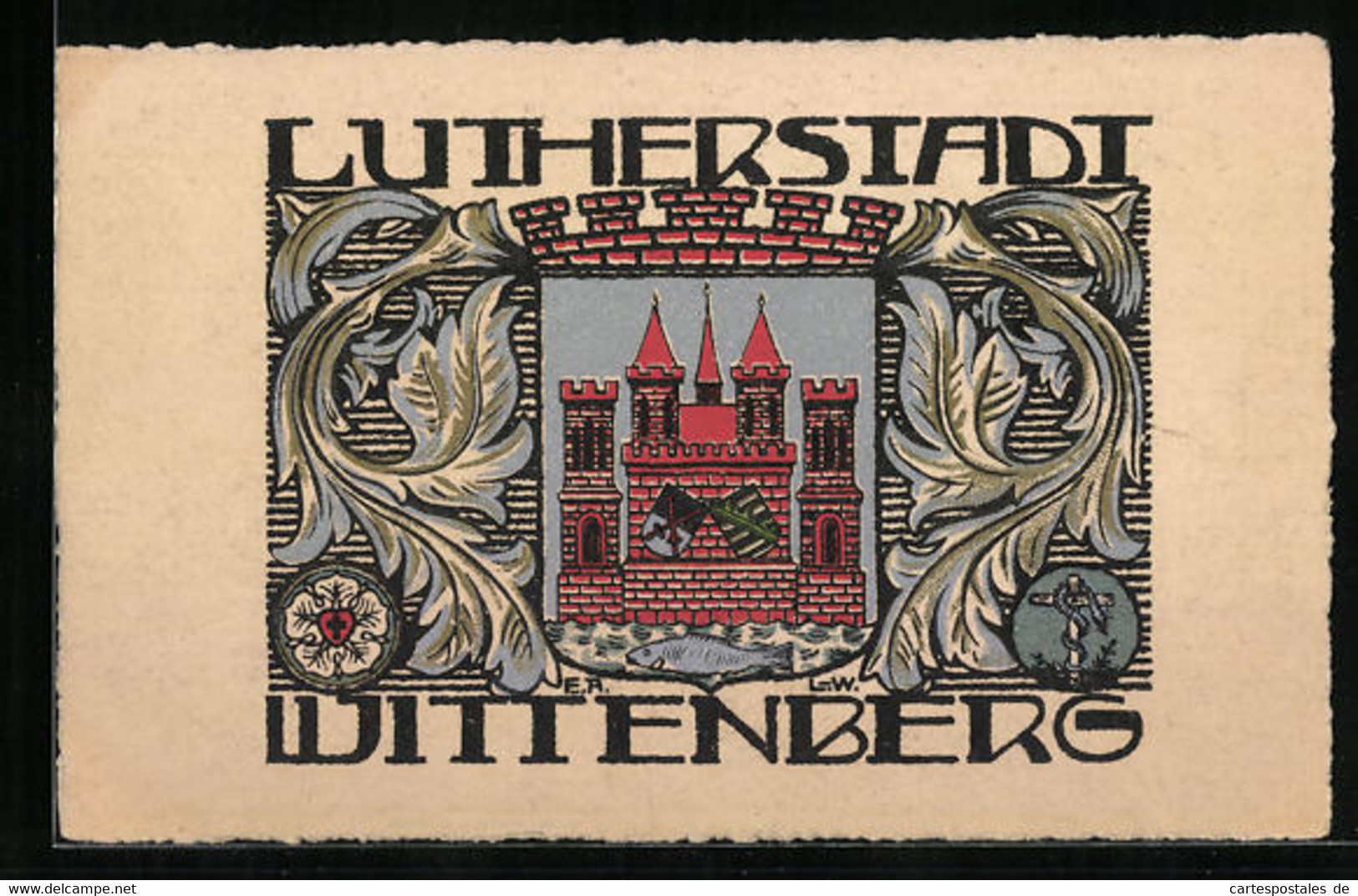 AK Wittenberg, Das Wappen Der Lutherstadt - Wittenberg