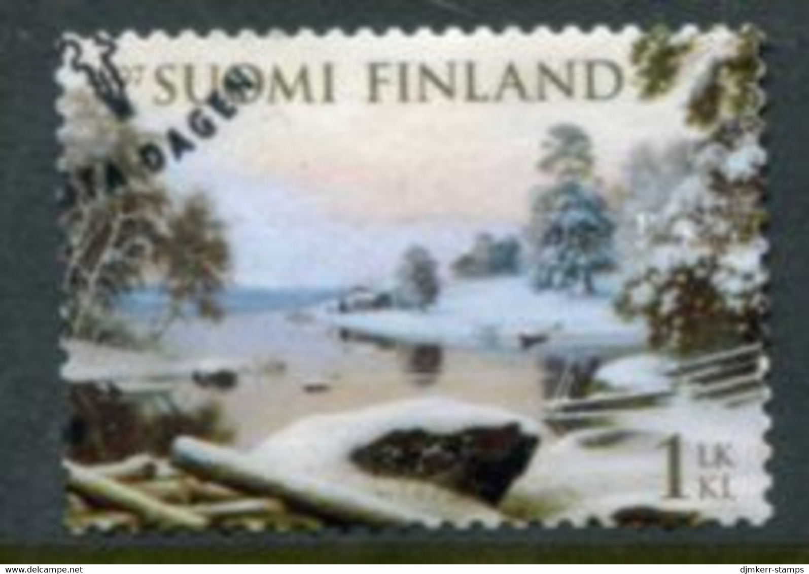 FINLAND 2007 Painting: Winter Landscape Used  Michel  1827 - Used Stamps