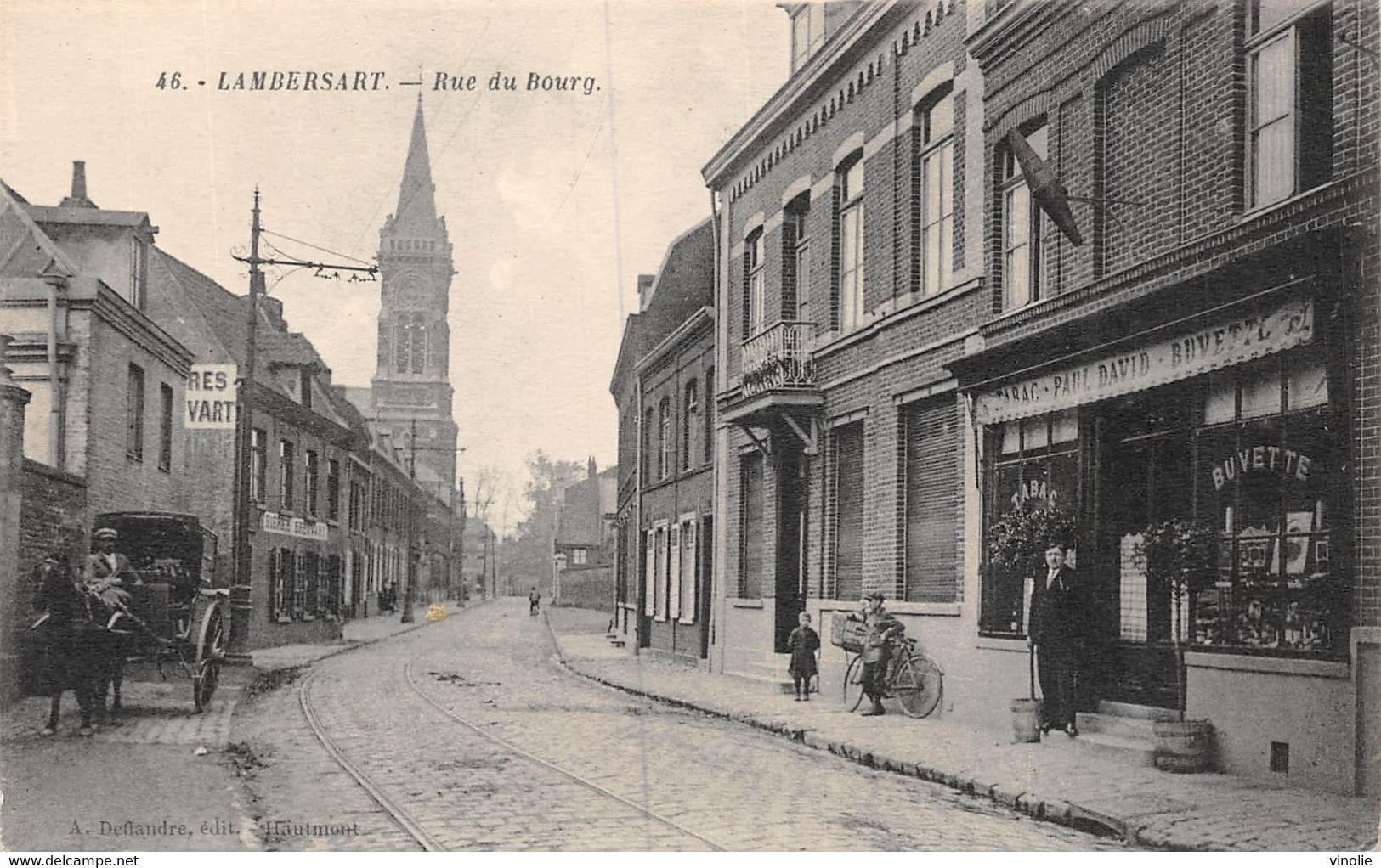 22-2214  : HISTOIRE DE LA CARTE POSTALE. VENTE. MAGASIN. EDITEUR. LAMBERSART. RUE DU BOURG TABAC - Lambersart