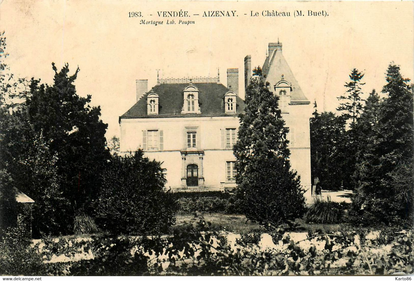 Aizenay * 1908 * Le Château ( M. BUET ) - Aizenay