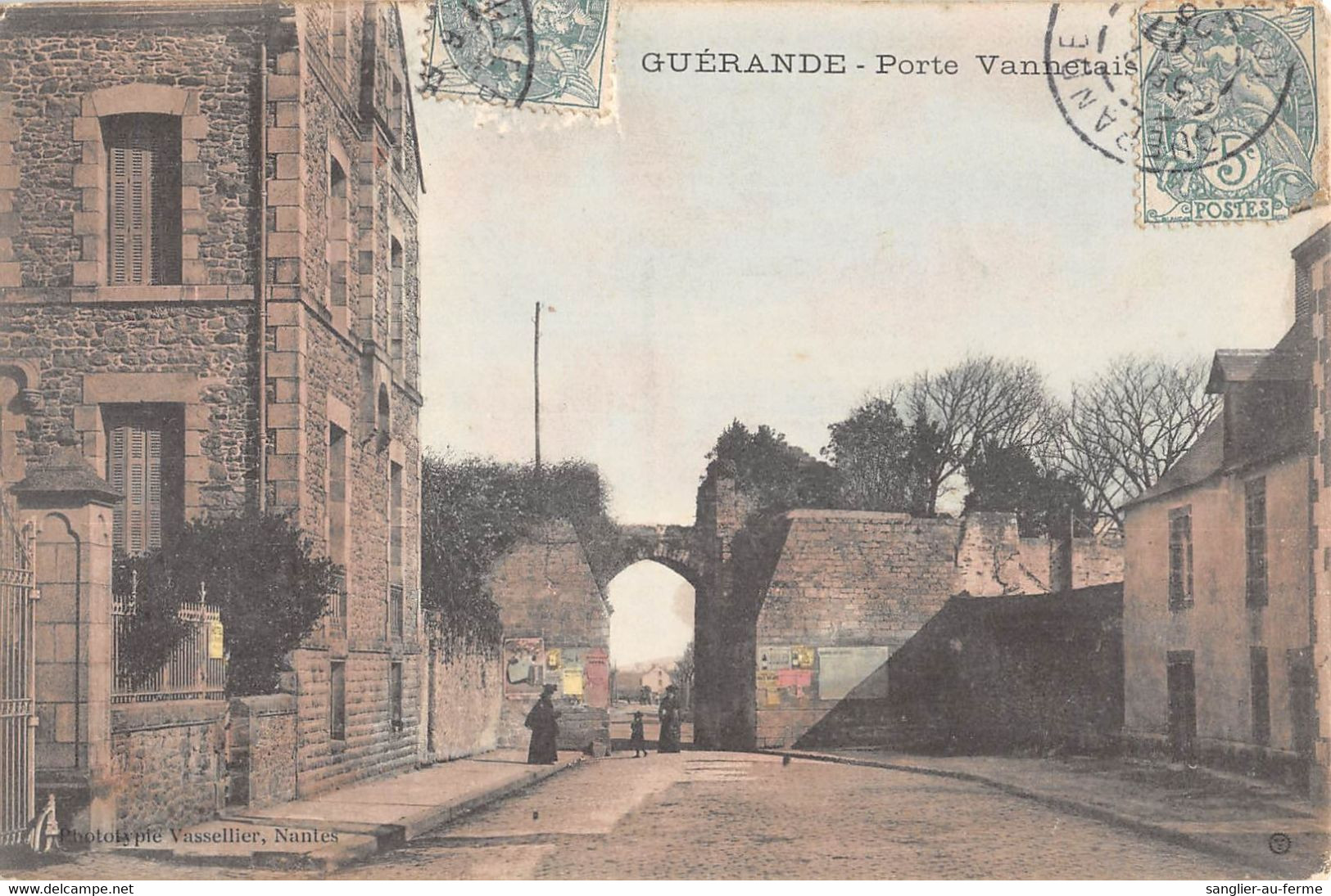 CPA 44 GUERANDE PORTE VANNETAISE - Guérande