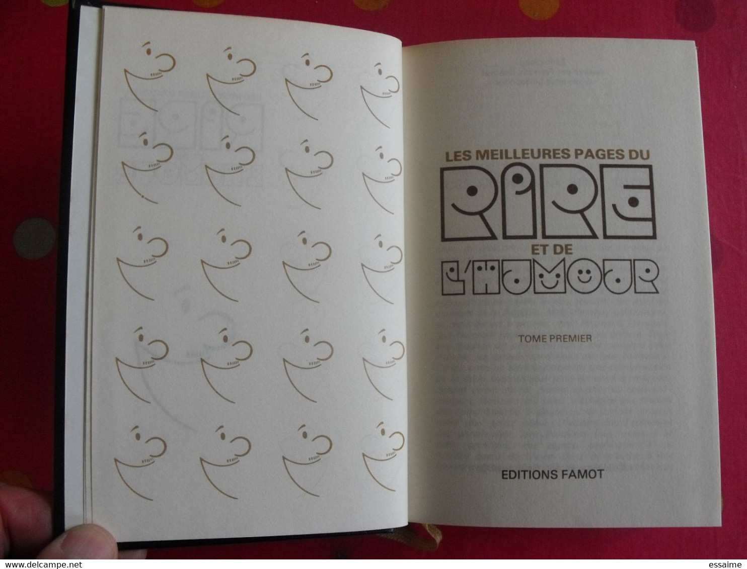 les meilleures pages du rire et de l'humour. 3 tomes. dac daninos cuppy devos guitry raynaud saki. Famot Beauval 1978